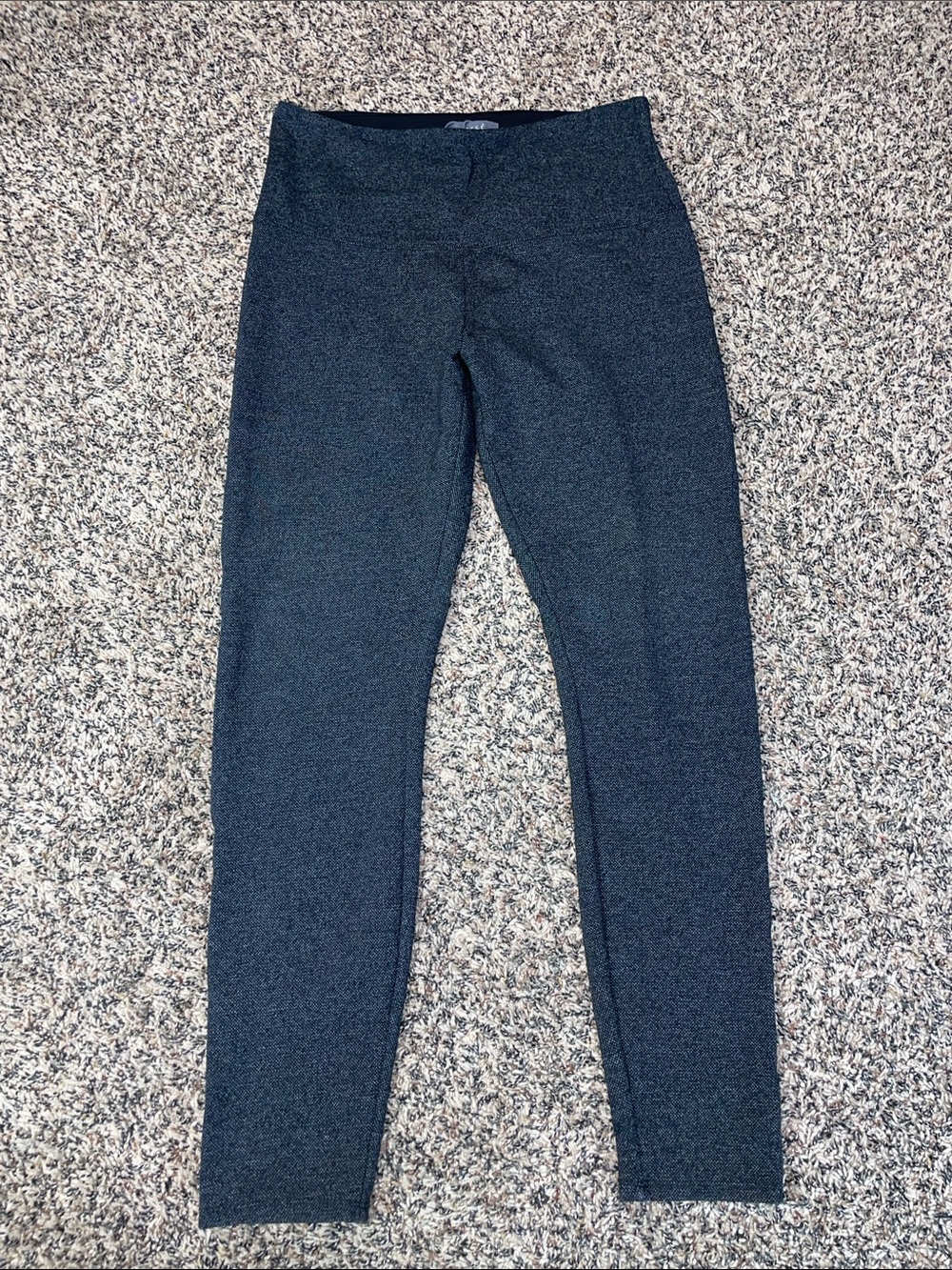 Lyses New York High Rise Tummy Control Slimming 7/8 Leggings Herringbone M NWOT